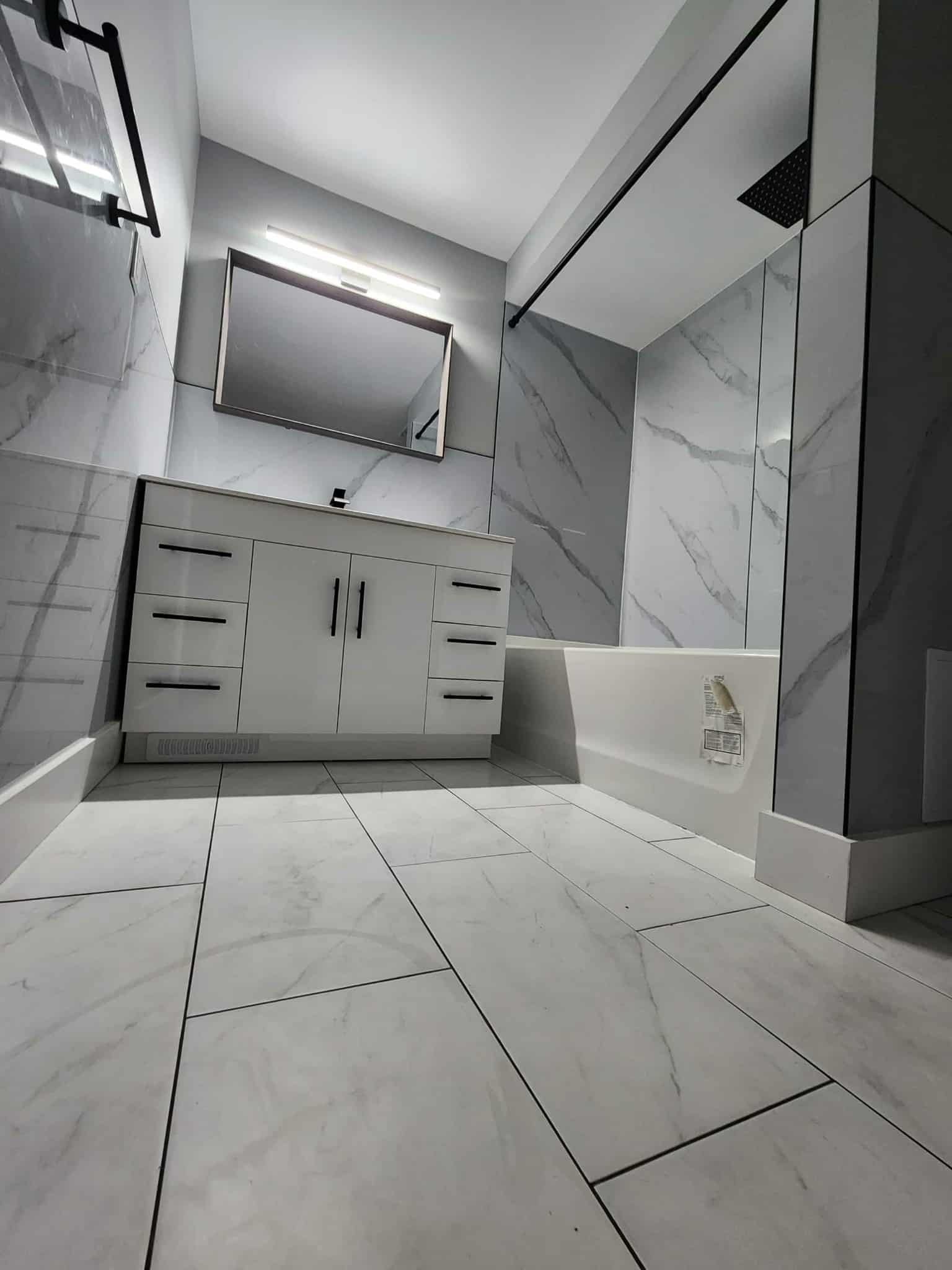 View of a custom deck project.